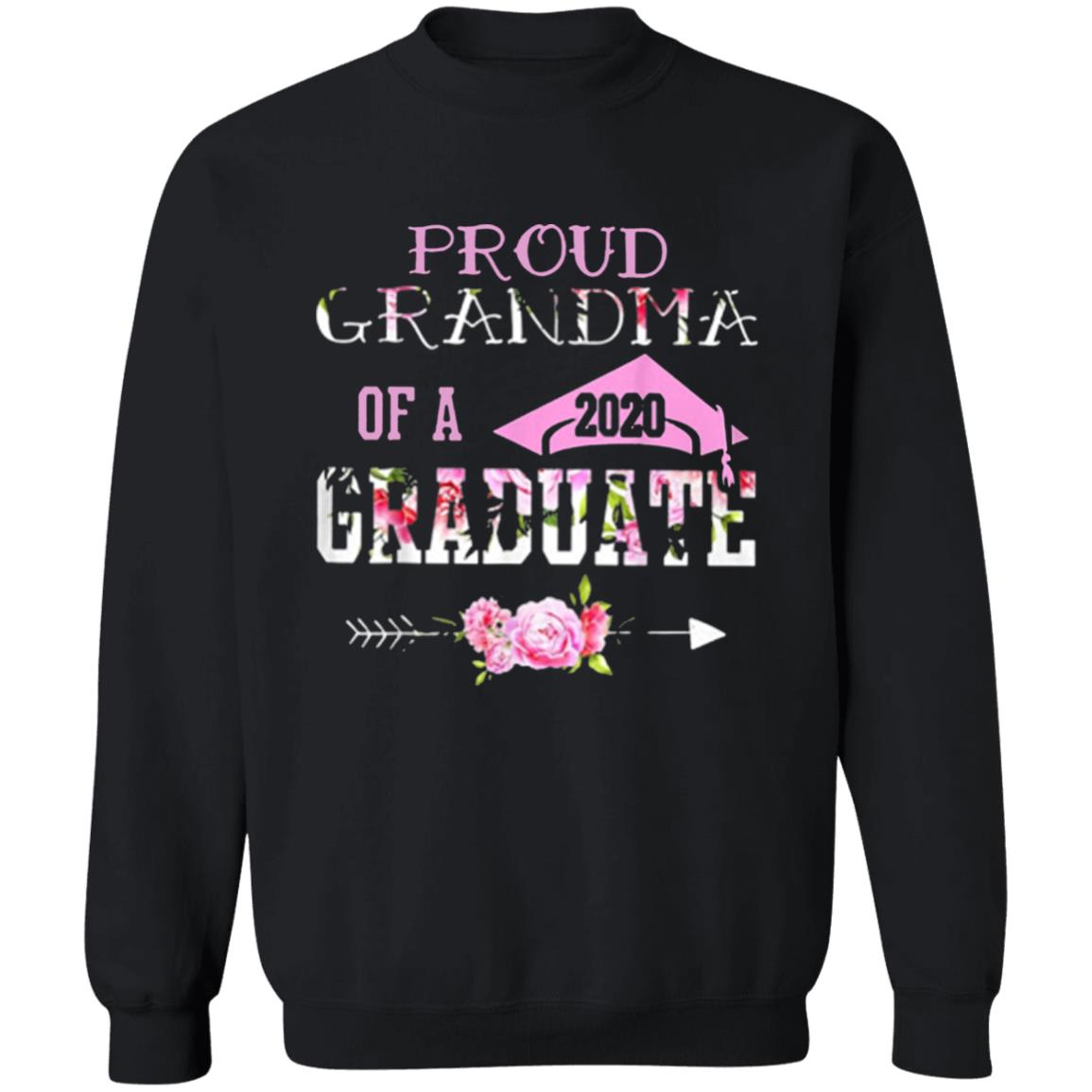Proud Grandma Of A 2020 Graduation Class T Shirt - Teechipus