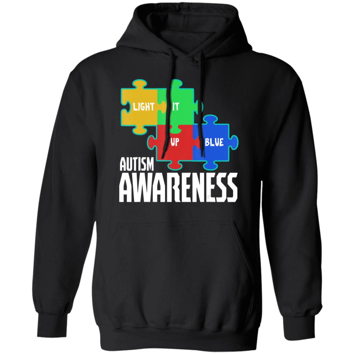 Light it up blue puzzle inspirational autism awareness gift t shirt - Teechipus