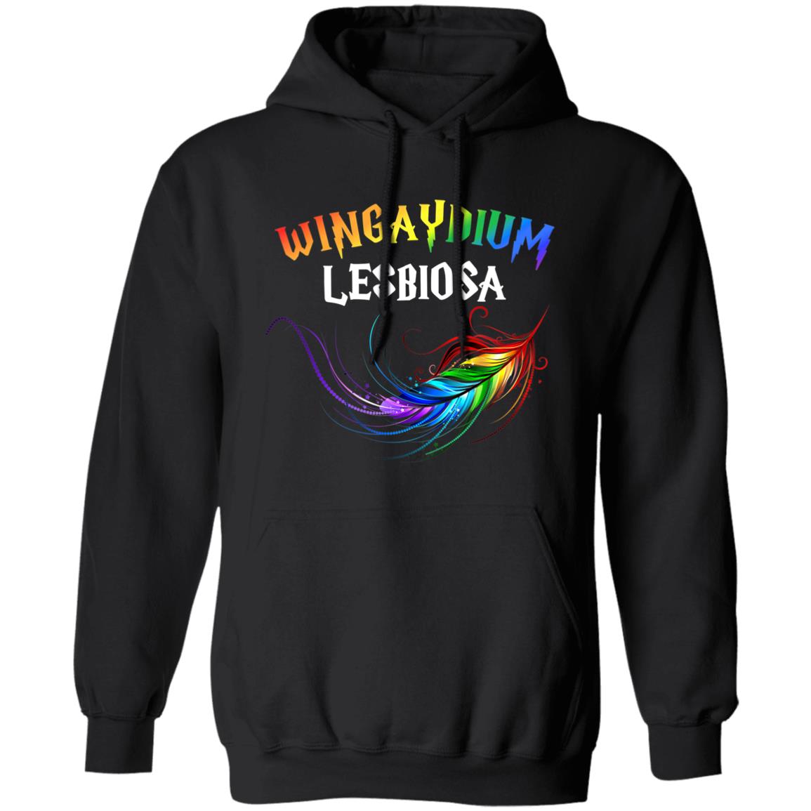 LGBT Pride 2020 Funny Lesbian Love Wingaydium Lesbiosa Gift T-Shirt - Teechipus