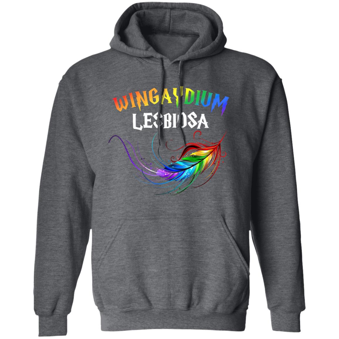 LGBT Pride 2020 Funny Lesbian Love Wingaydium Lesbiosa Gift T-Shirt - Teechipus