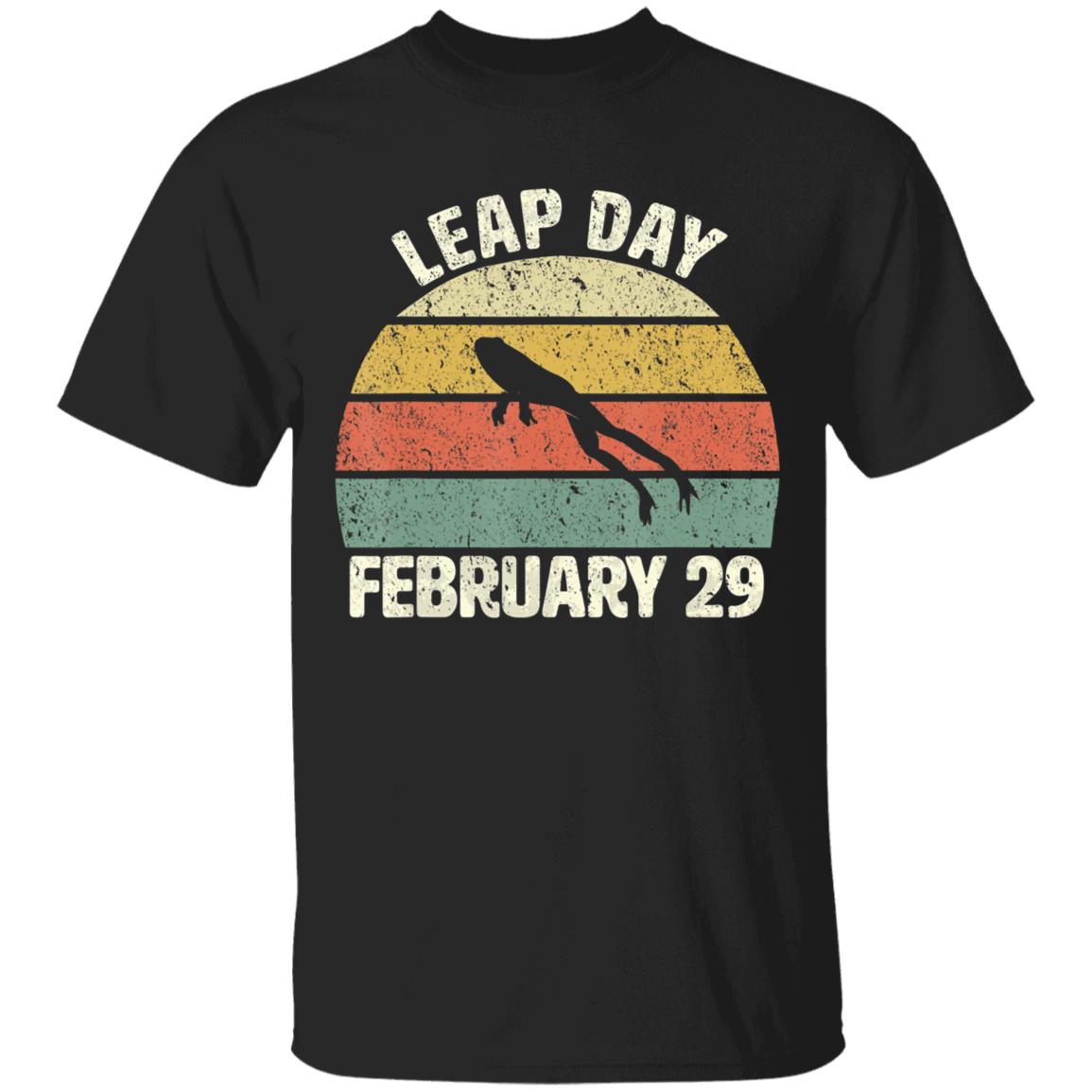 Leap Day Birthday February 29 Cool Retro Style T-Shirt - Teechipus