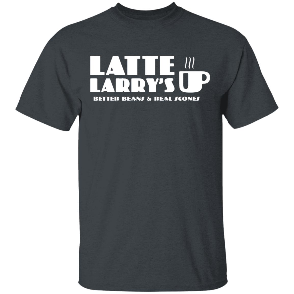 latte larrys better beans & real scones long sleeve t shirt - Teechipus