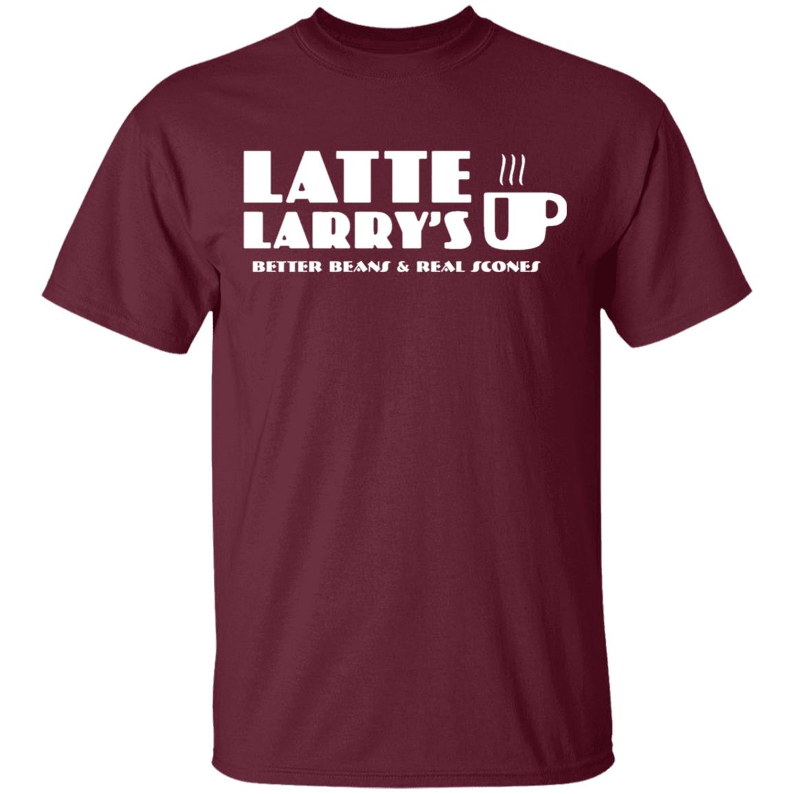 latte larrys better beans & real scones long sleeve t shirt - Teechipus