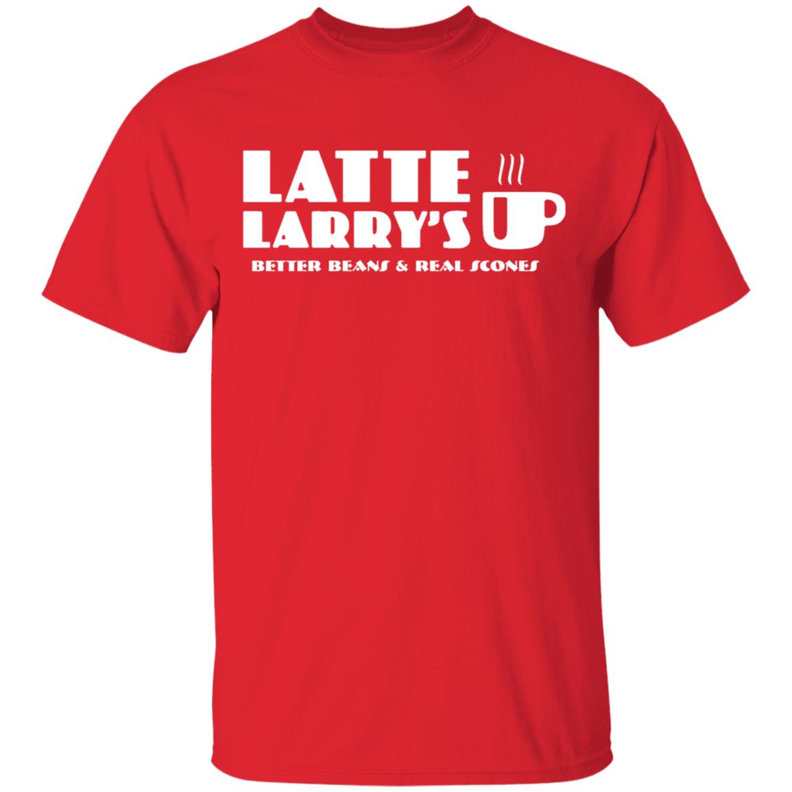 latte larrys better beans & real scones long sleeve t shirt - Teechipus