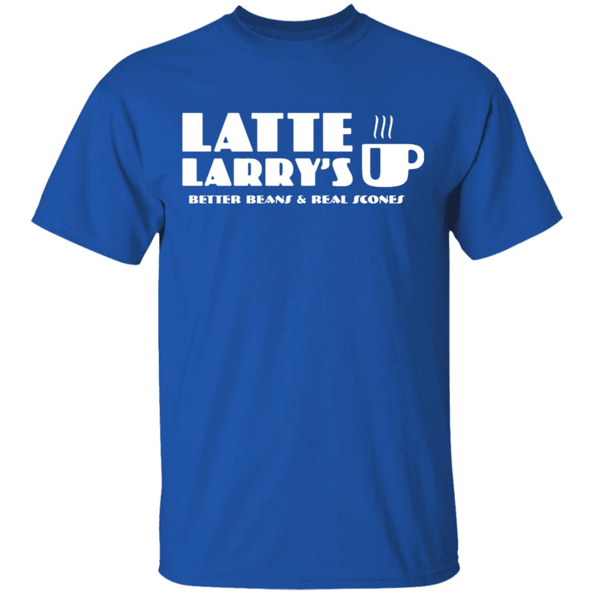 latte larrys better beans & real scones long sleeve t shirt - Teechipus