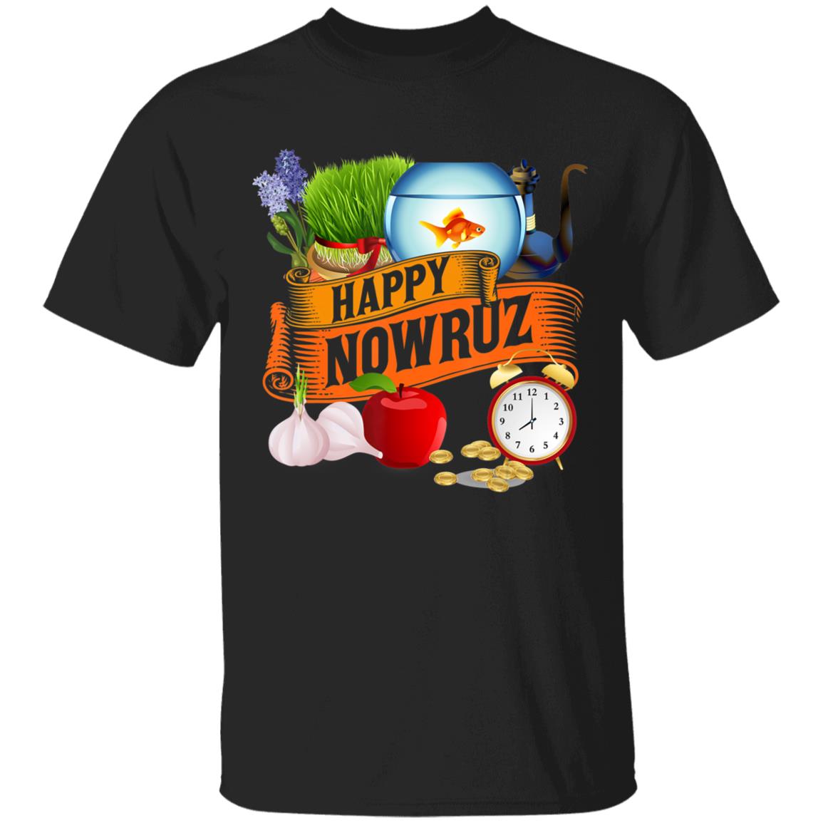 Happy Nowruz Iranian Persian New Year Haft-Seen Arrangement T-Shirt - Teechipus
