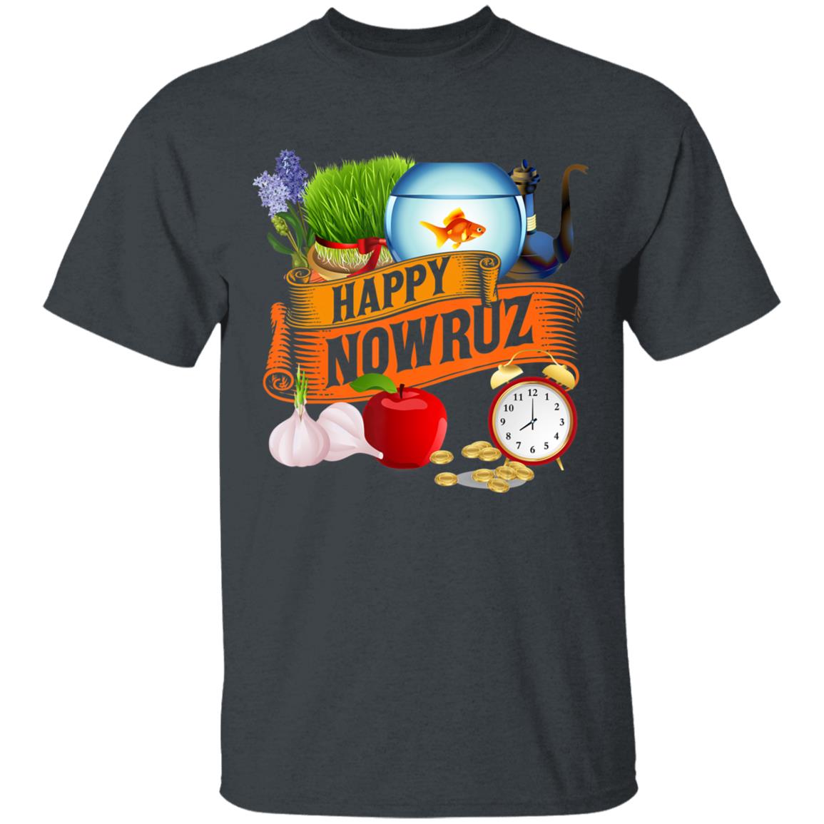 Happy Nowruz Iranian Persian New Year Haft-Seen Arrangement T-Shirt - Teechipus