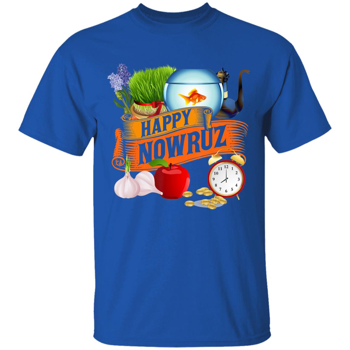 Happy Nowruz Iranian Persian New Year Haft-Seen Arrangement T-Shirt - Teechipus