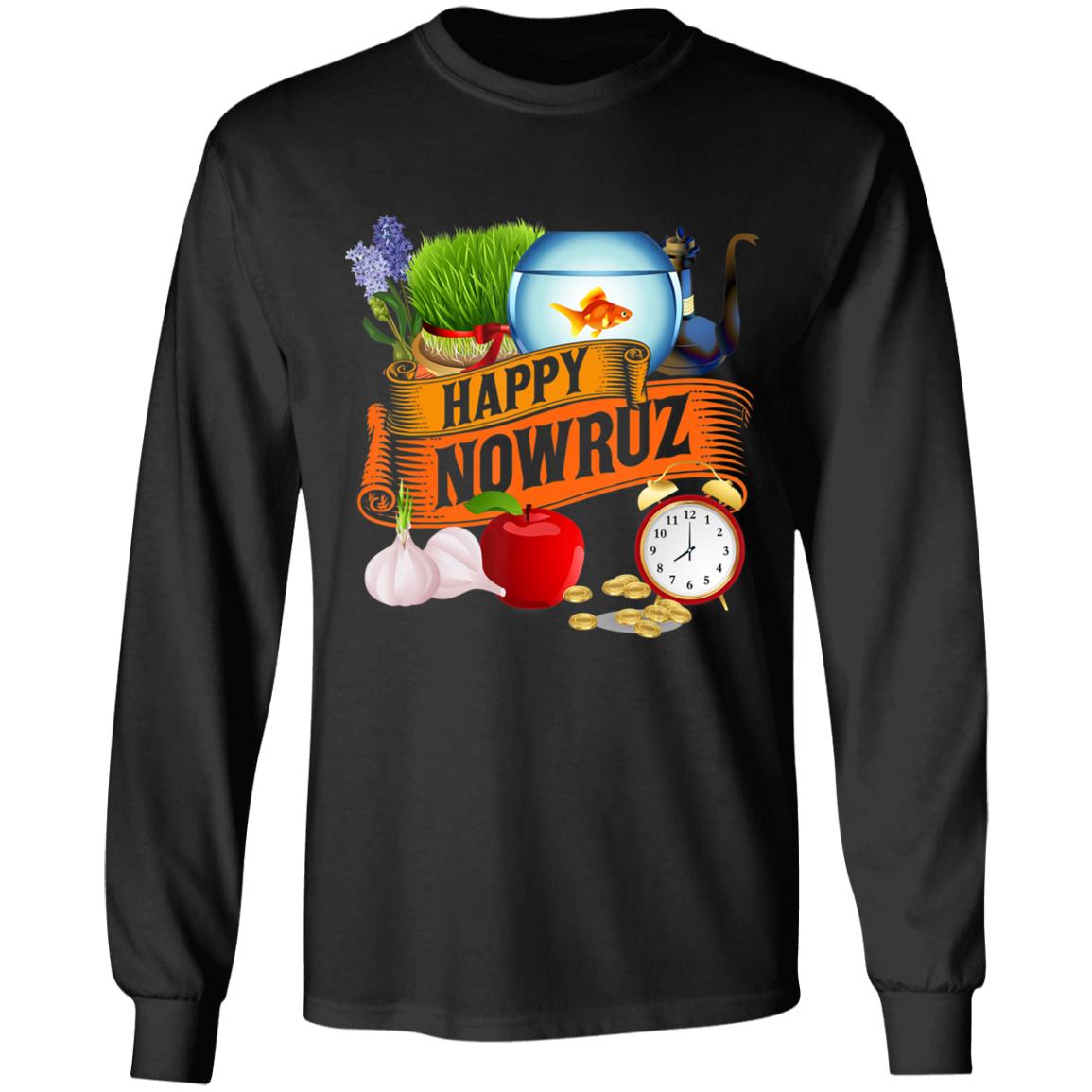 Happy Nowruz Iranian Persian New Year Haft-Seen Arrangement T-Shirt - Teechipus