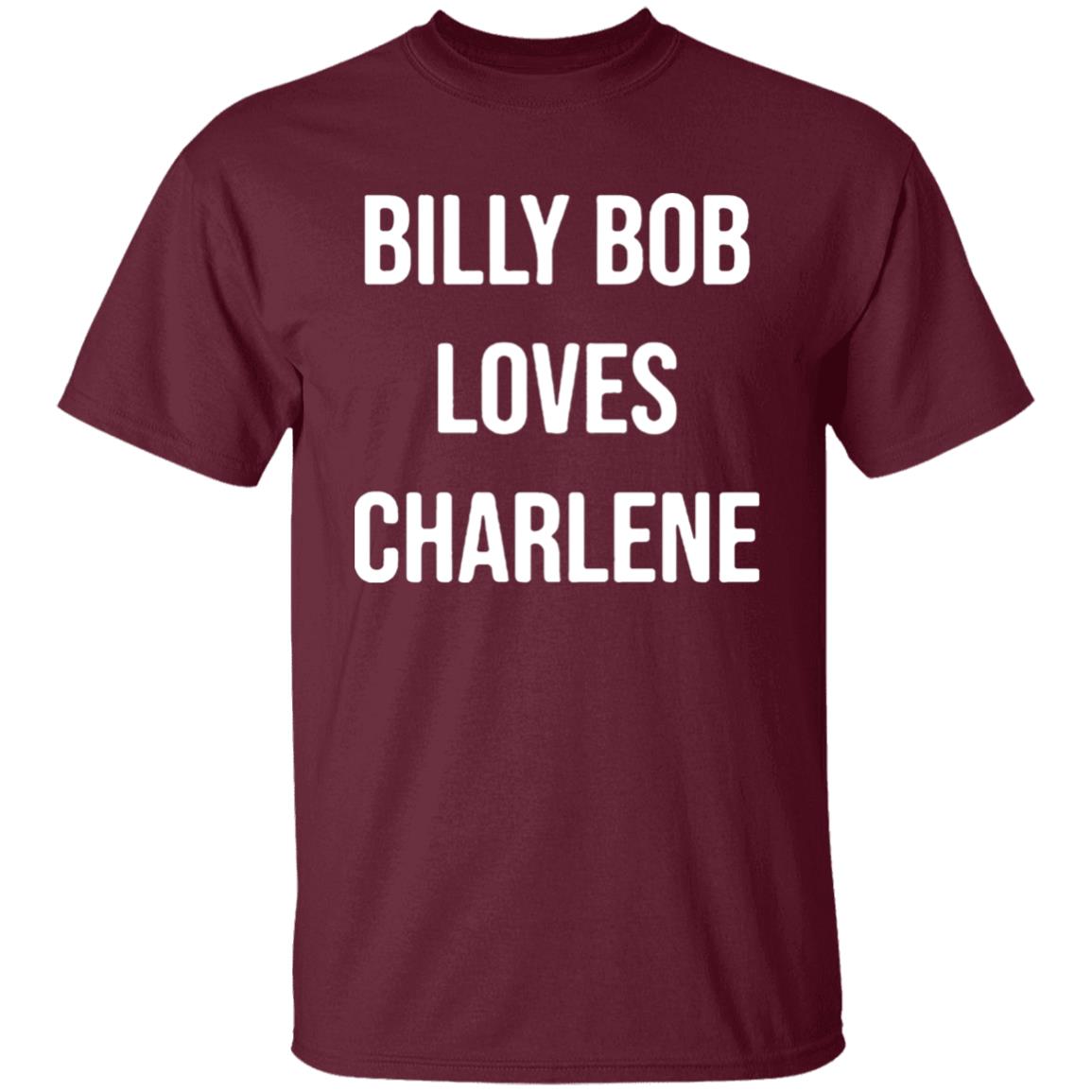 Billy Bob Loves Charlene T-Shirt dark healther with saying Country music Thunder shirt country concert rodeo tank country music festival - Teechipus