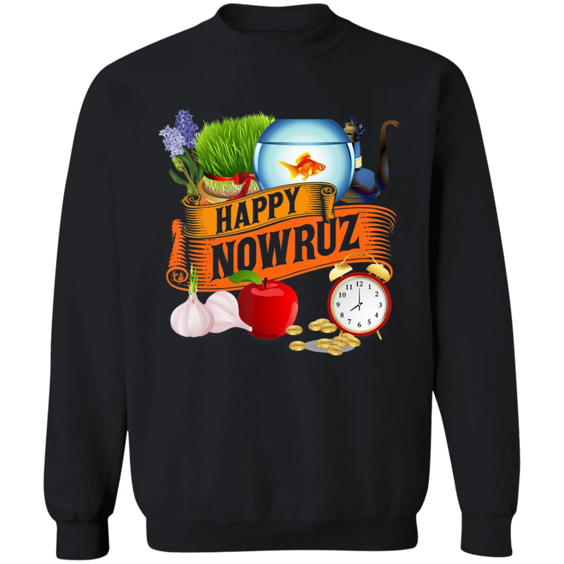 Happy Nowruz Iranian Persian New Year Haft-Seen Arrangement T-Shirt - Teechipus