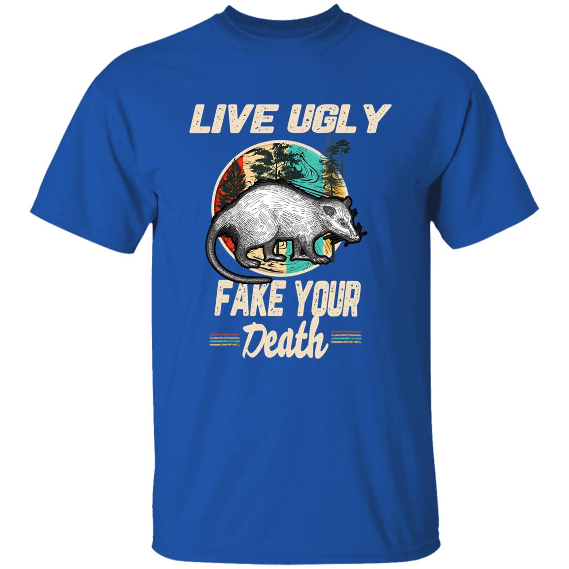 Funny Opossum Tee Shirt Live Ugly Possum T-Shirt - Teechipus