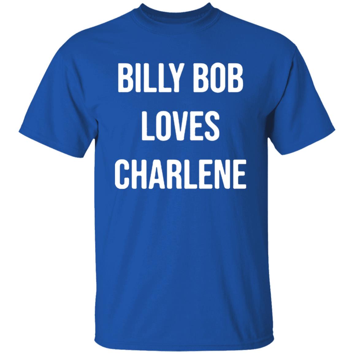 Billy Bob Loves Charlene T-Shirt dark healther with saying Country music Thunder shirt country concert rodeo tank country music festival - Teechipus