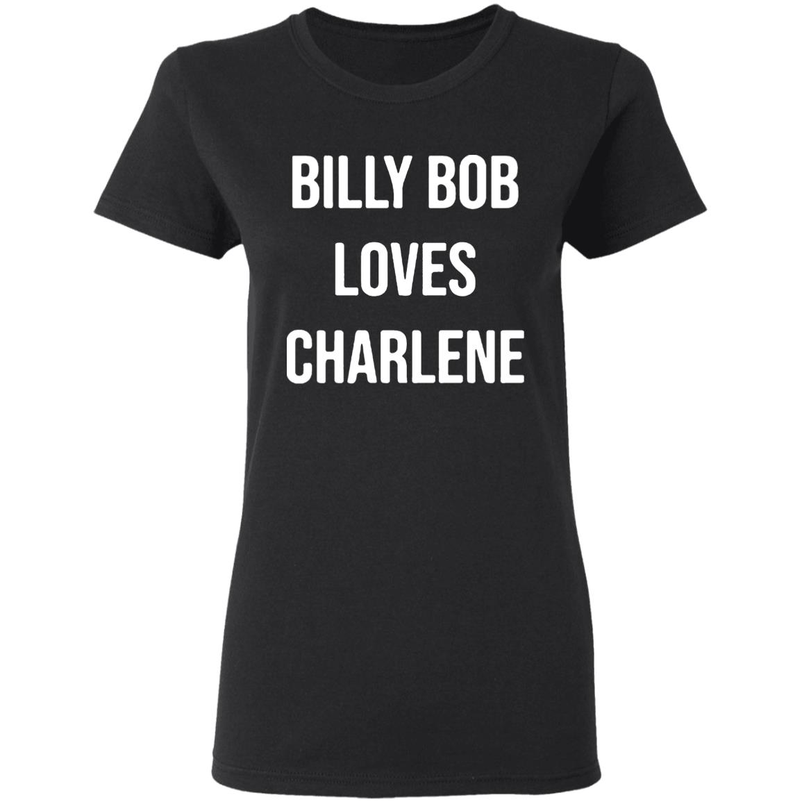 Billy Bob Loves Charlene T-Shirt dark healther with saying Country music Thunder shirt country concert rodeo tank country music festival - Teechipus