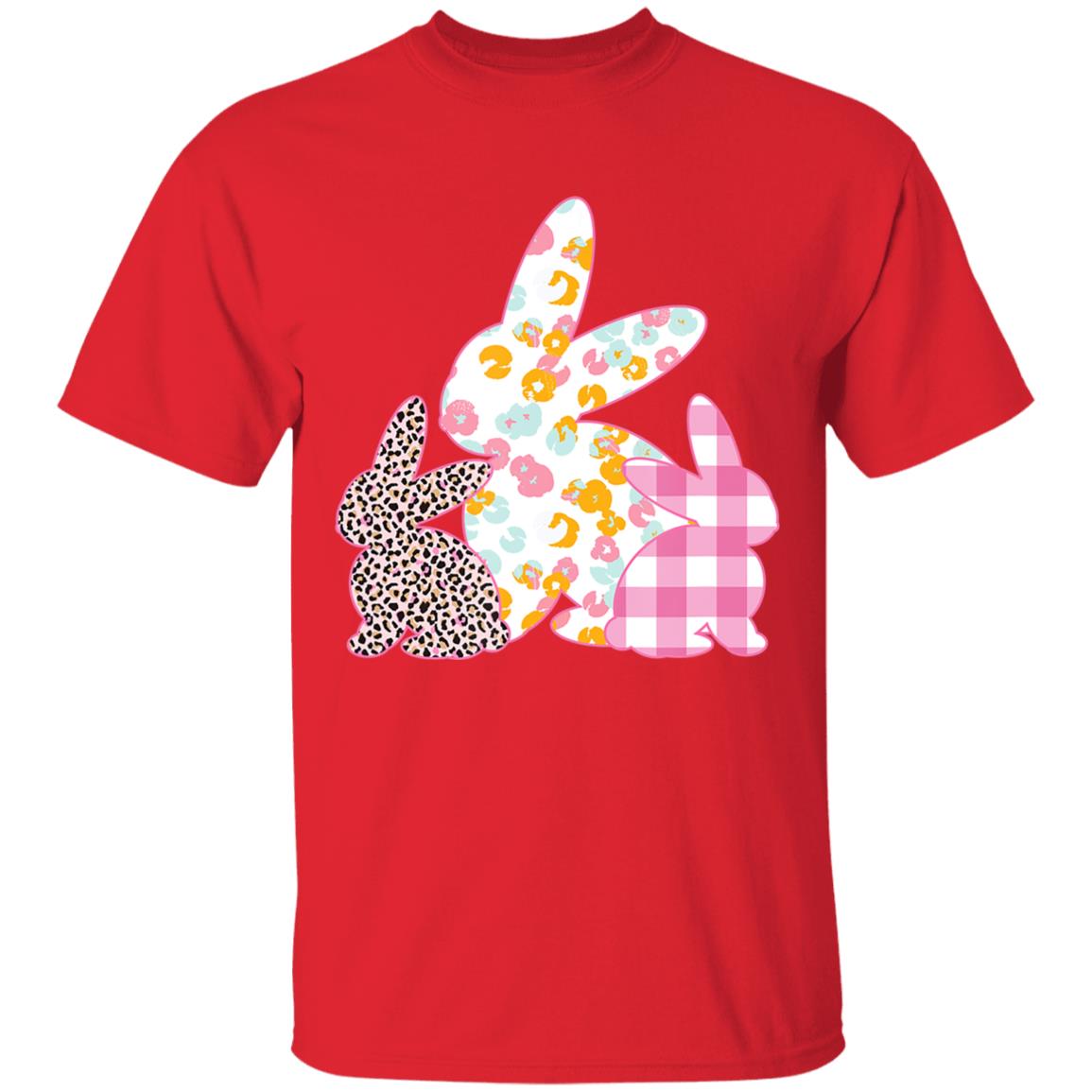 Easter s women girls easter bunny plaid leopard hoodie - Teechipus