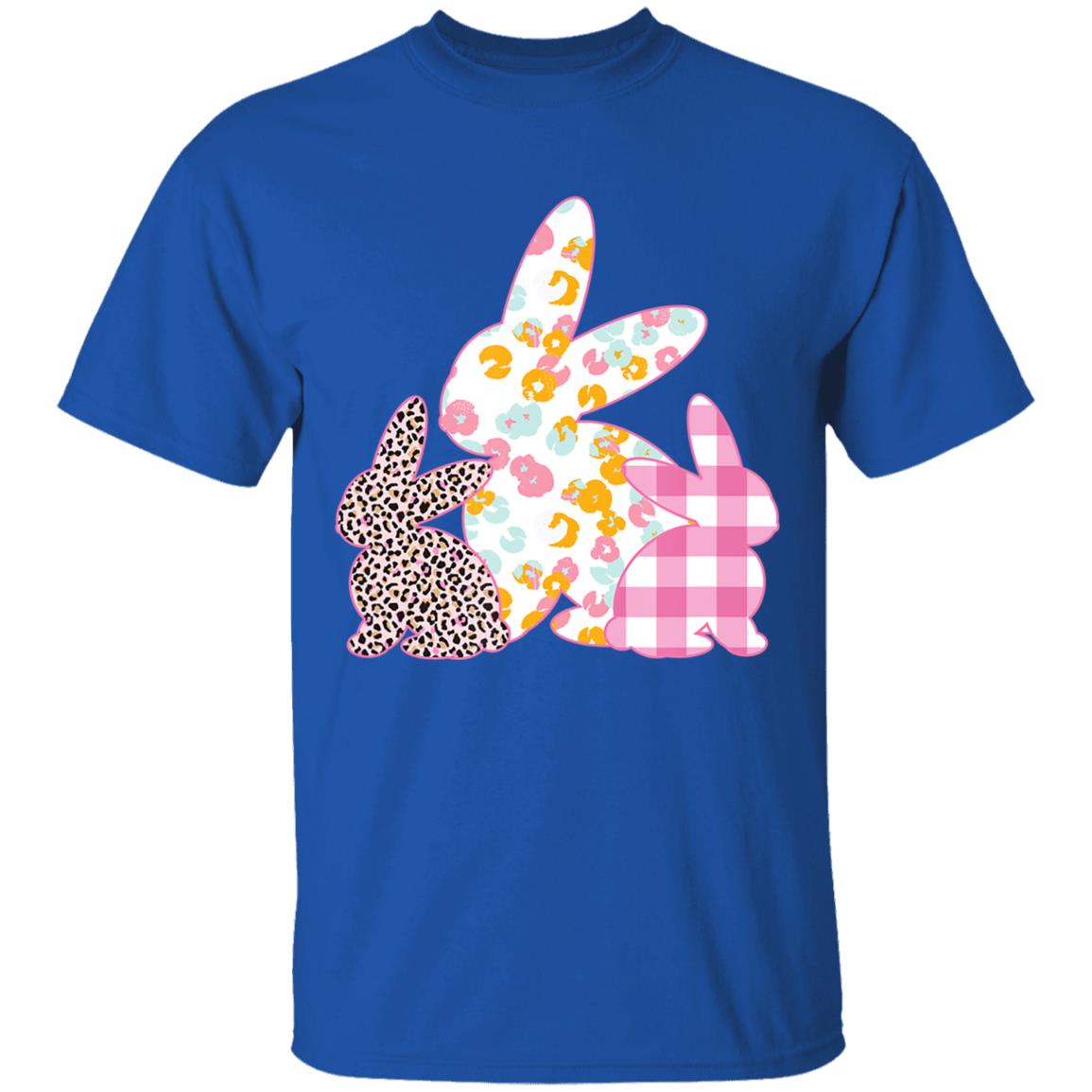 Easter s women girls easter bunny plaid leopard hoodie - Teechipus