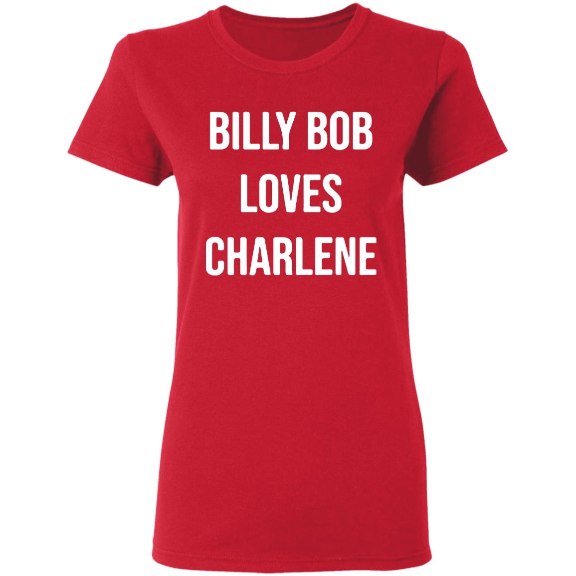 Billy Bob Loves Charlene T-Shirt dark healther with saying Country music Thunder shirt country concert rodeo tank country music festival - Teechipus