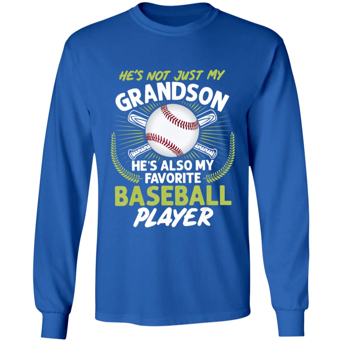Hes Not Just My Grandson Hes Also My Favorite Baseball T-Shirt - Teechipus