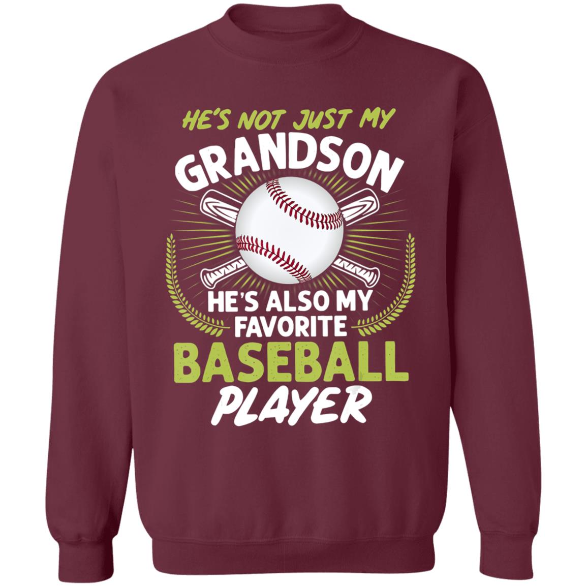 Hes Not Just My Grandson Hes Also My Favorite Baseball T-Shirt - Teechipus