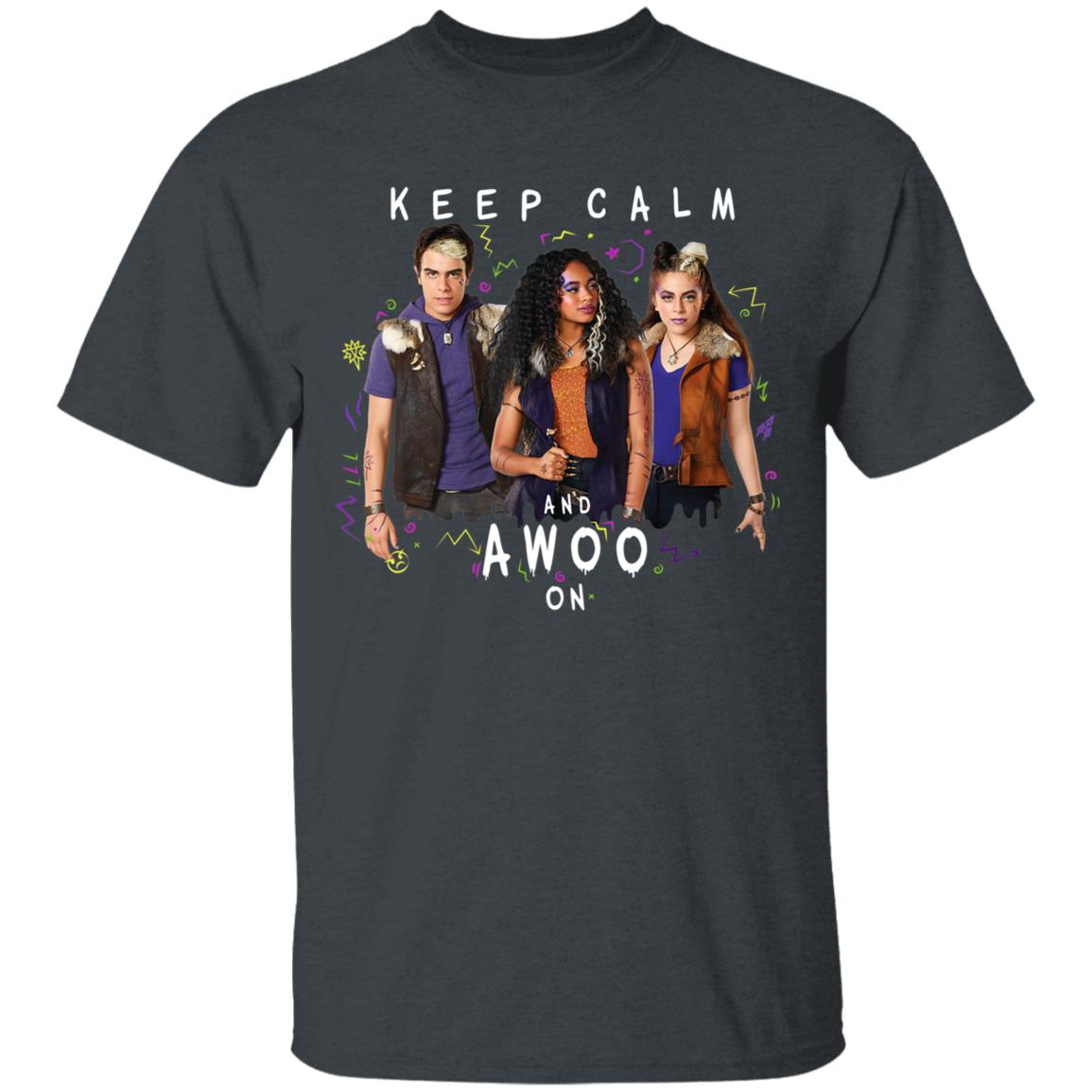 Disney channel zombies 2 keep calm and awoo on hoodie - Teechipus