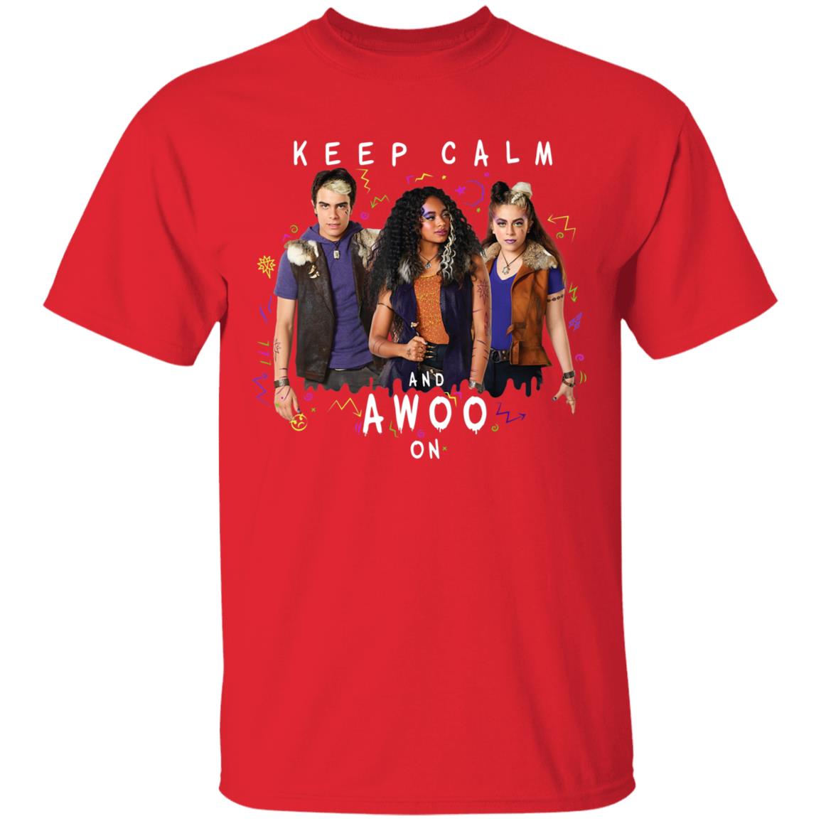 Disney channel zombies 2 keep calm and awoo on hoodie - Teechipus