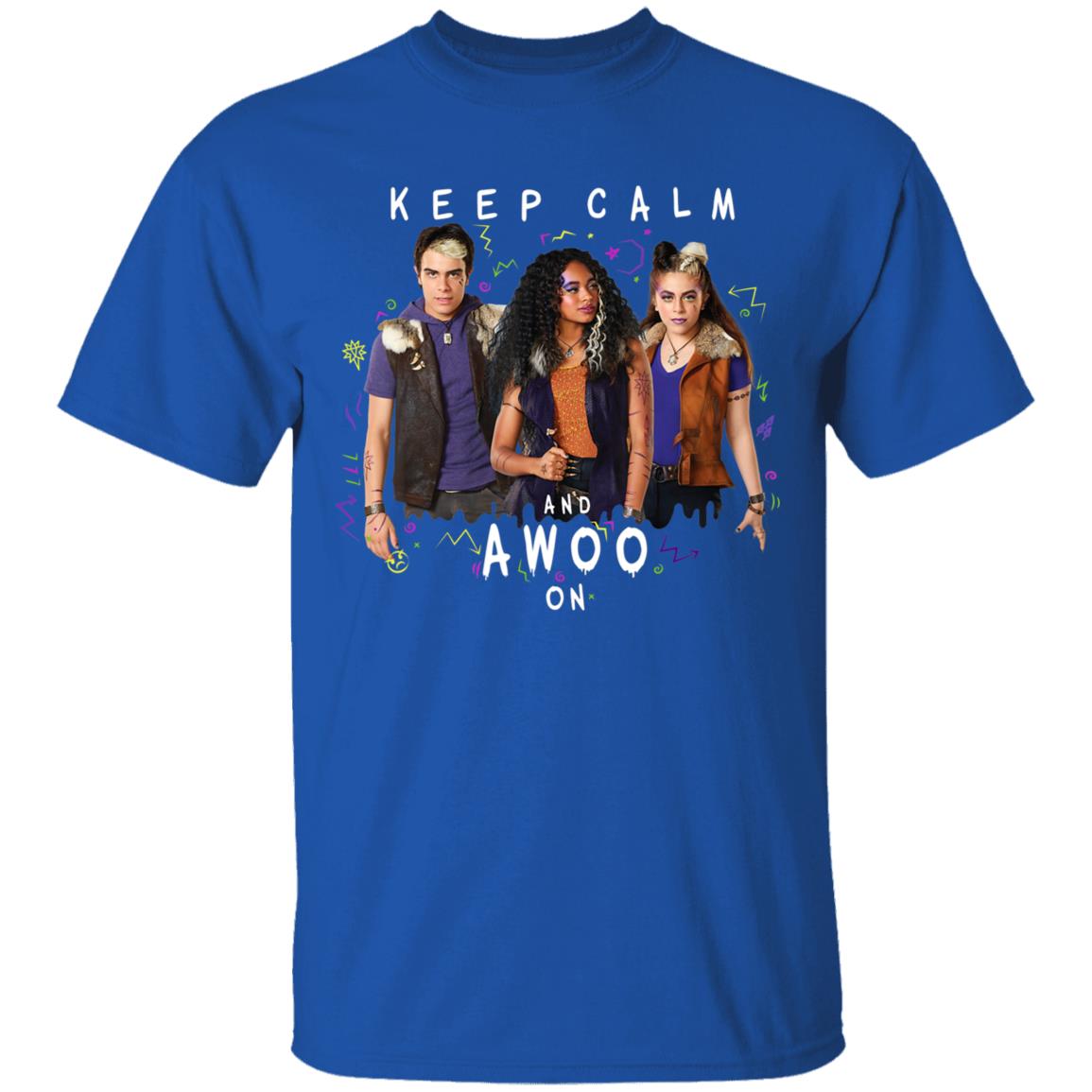 Disney channel zombies 2 keep calm and awoo on hoodie - Teechipus