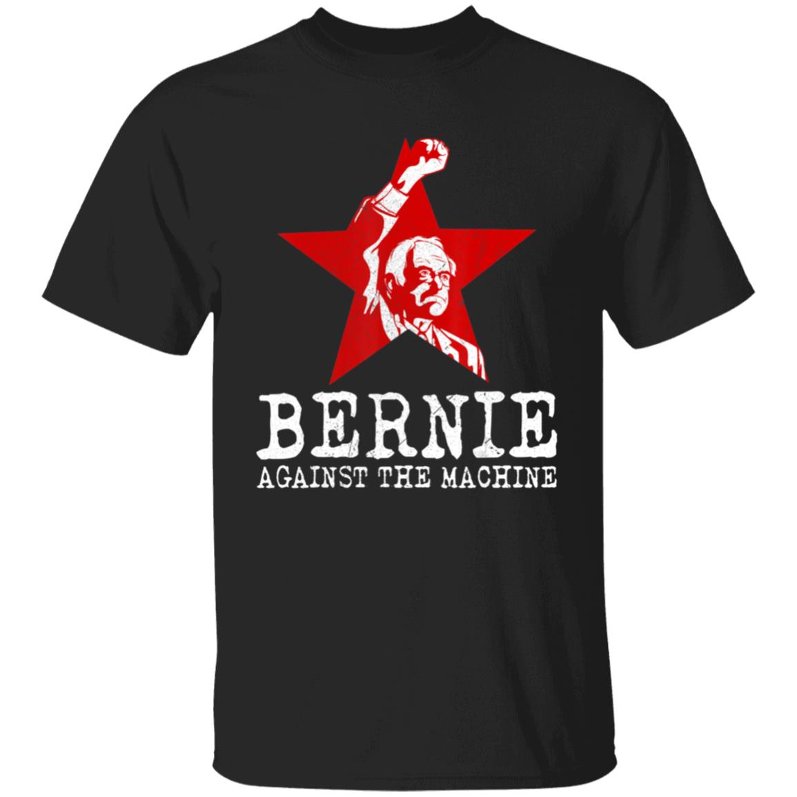 Bernie sanders against machine red star bernie 2020 t shirt - Teechipus