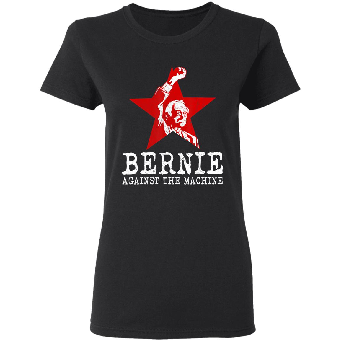 Bernie sanders against machine red star bernie 2020 t shirt - Teechipus