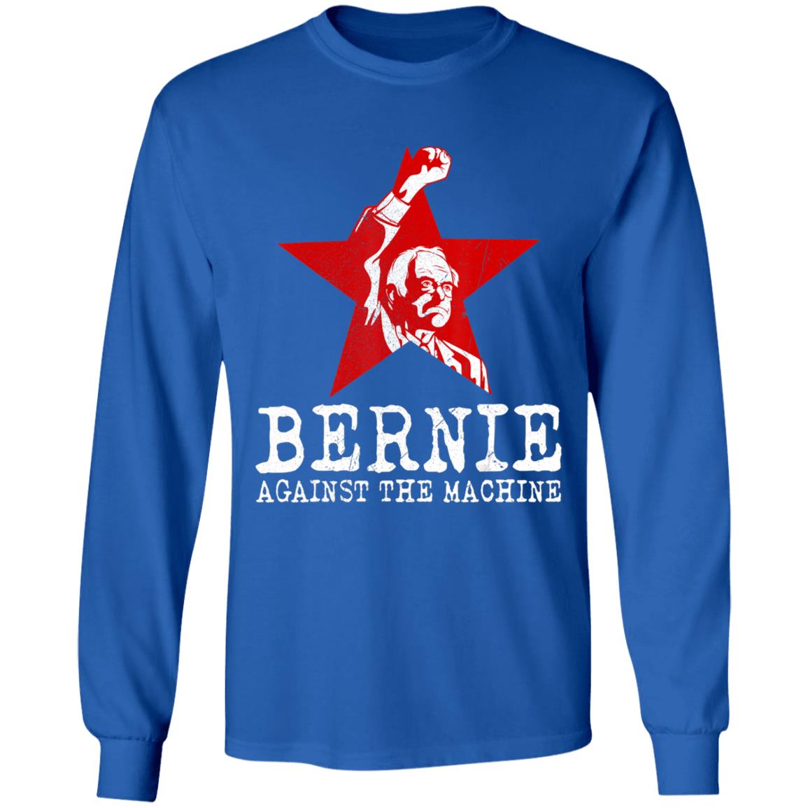 Bernie sanders against machine red star bernie 2020 t shirt - Teechipus