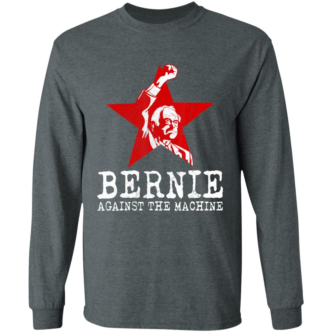 Bernie sanders against machine red star bernie 2020 t shirt - Teechipus