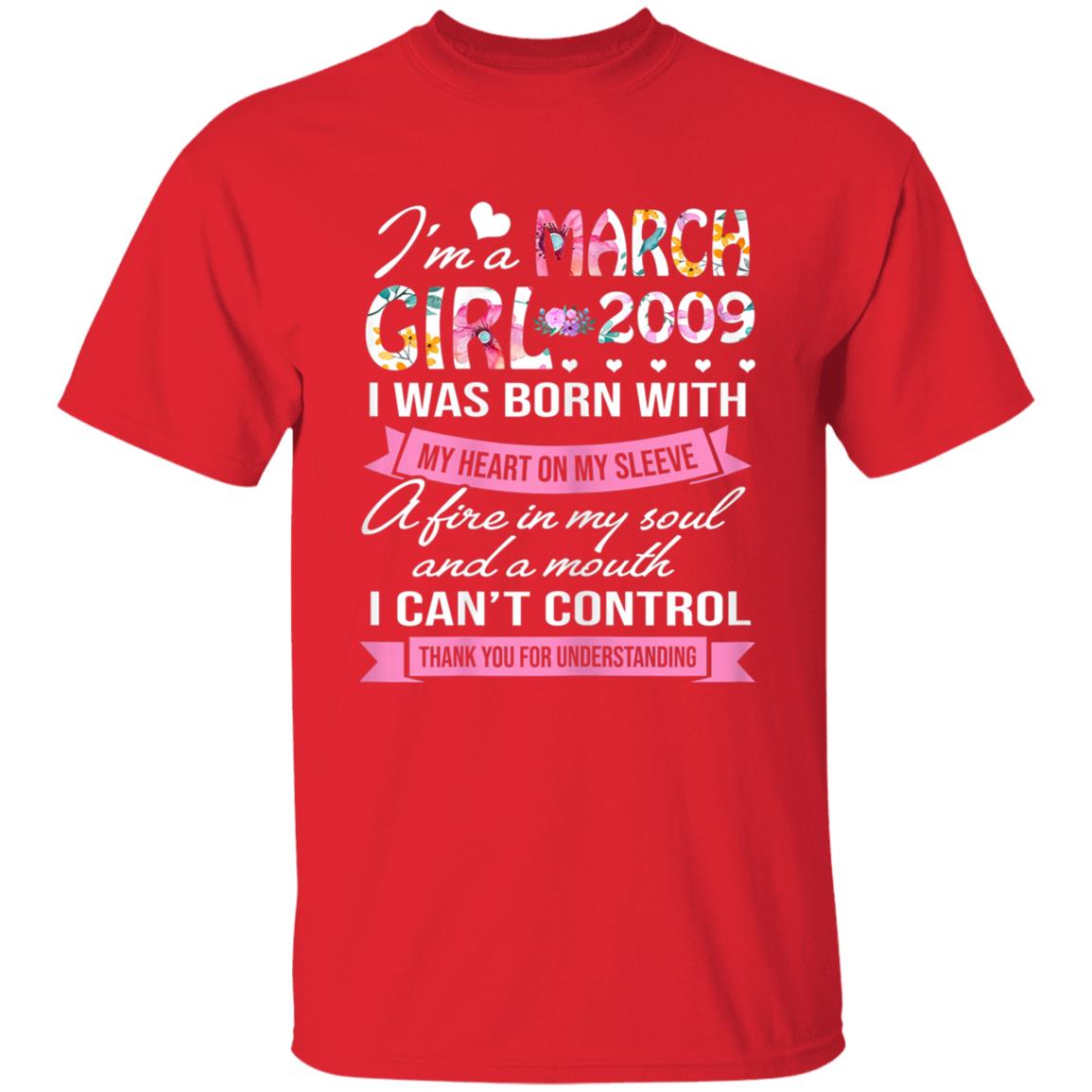 Awesome since 2009 11th birthday im a march girl 2009 t shirt - Teechipus