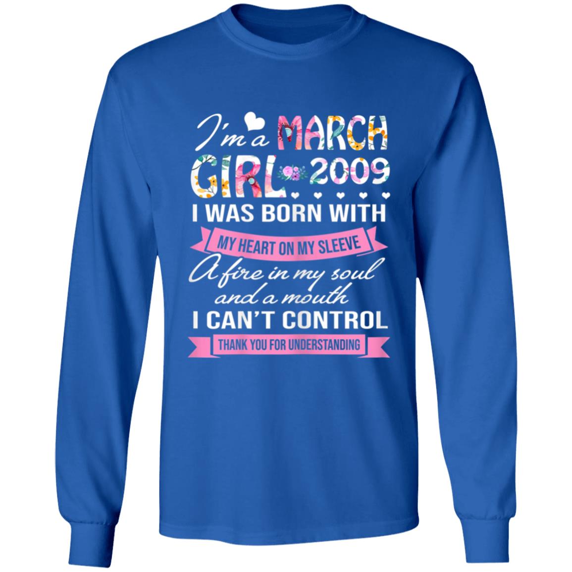 Awesome since 2009 11th birthday im a march girl 2009 t shirt - Teechipus
