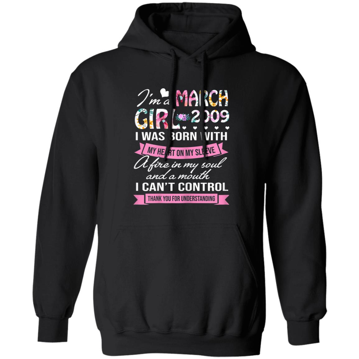 Awesome since 2009 11th birthday im a march girl 2009 t shirt - Teechipus