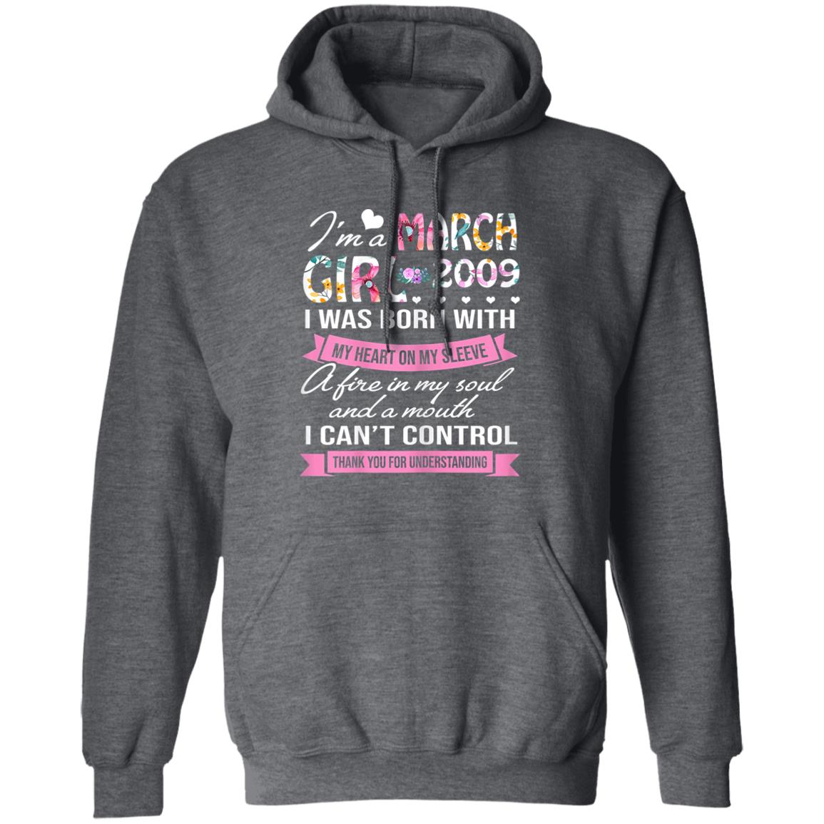 Awesome since 2009 11th birthday im a march girl 2009 t shirt - Teechipus