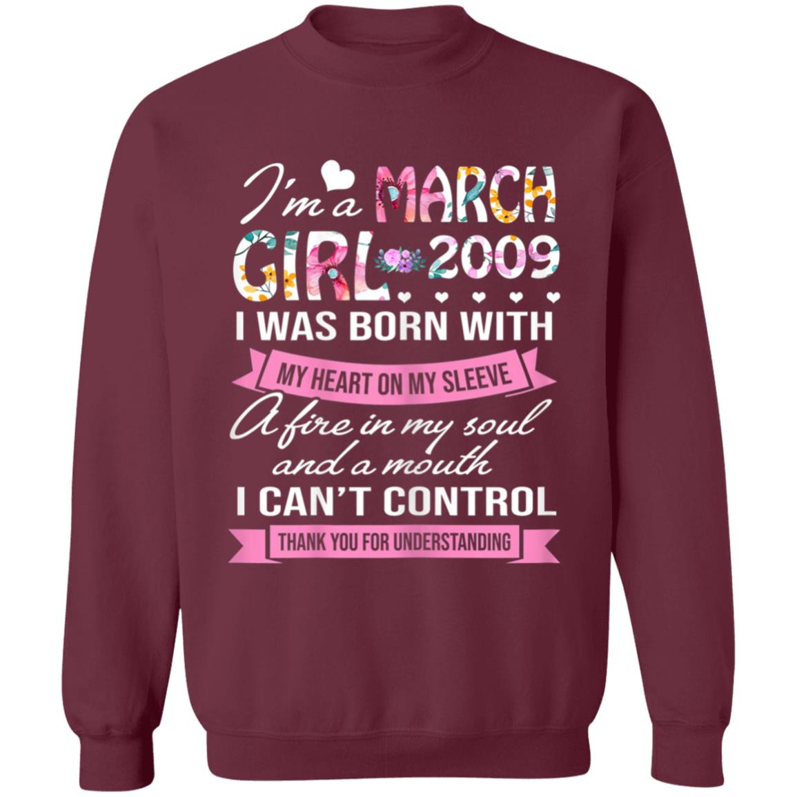 Awesome since 2009 11th birthday im a march girl 2009 t shirt - Teechipus