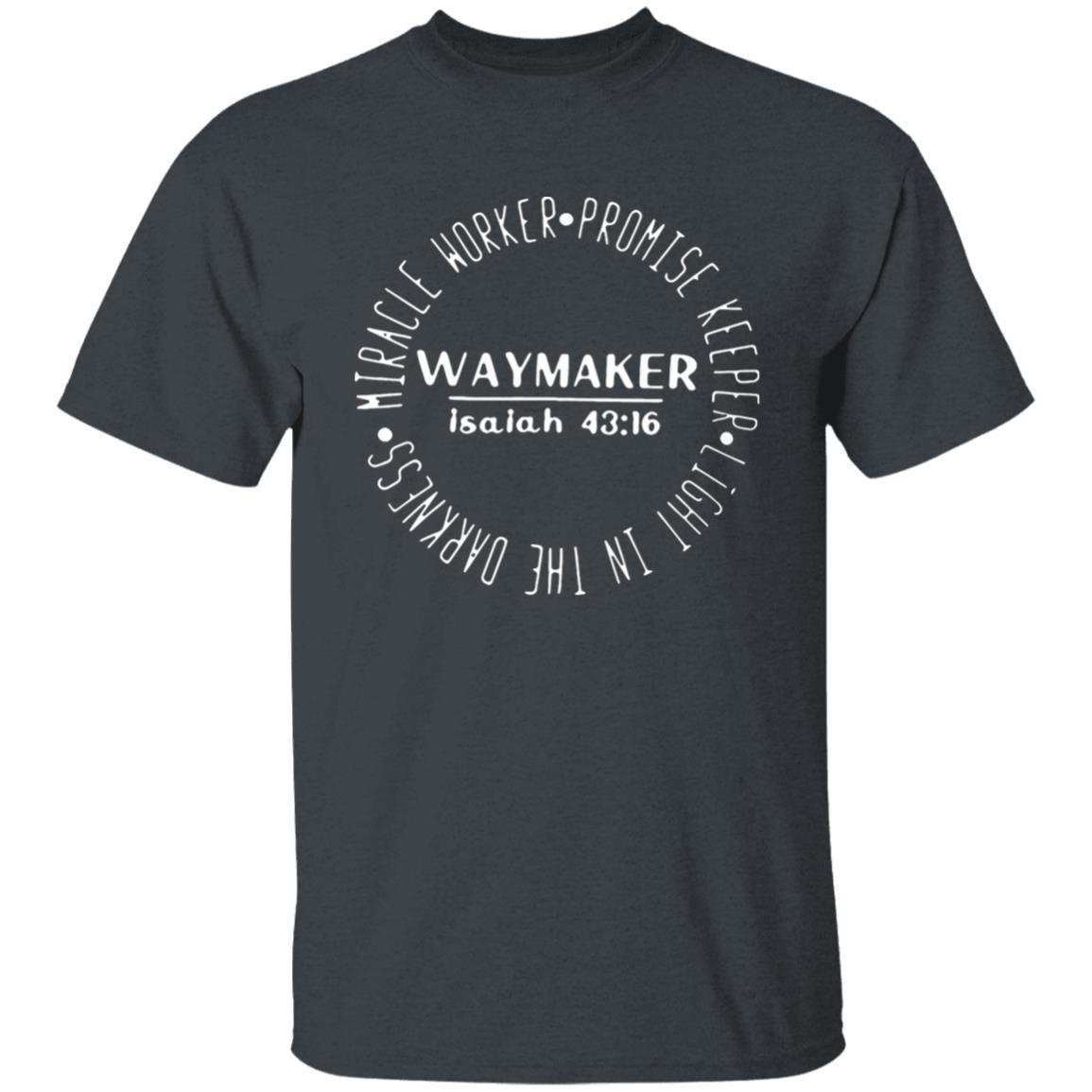 Miracle Worker Promise Keeper Waymaker Gift T-Shirt - Teechipus