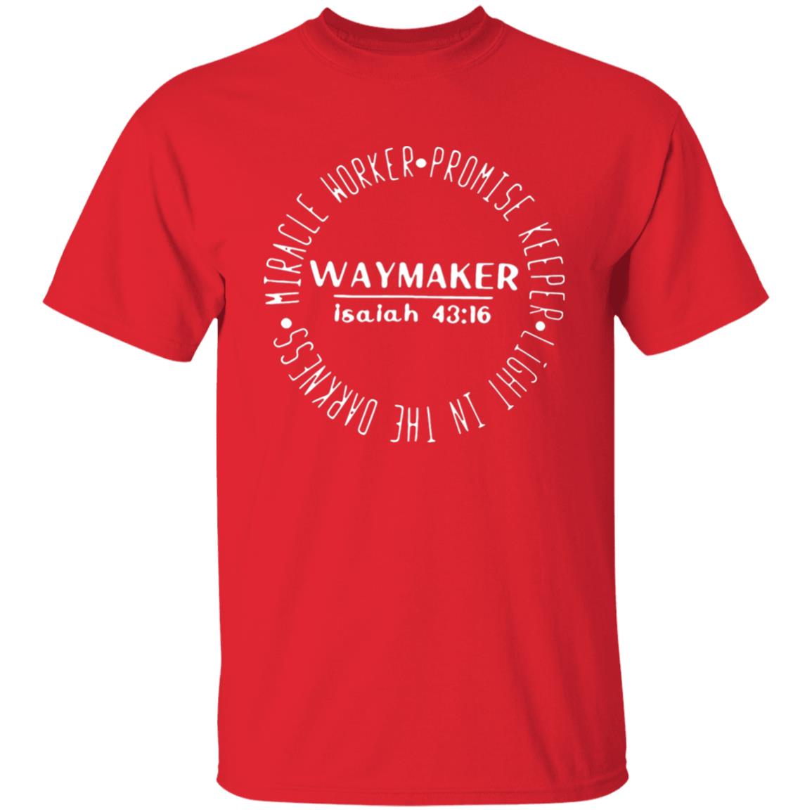 Miracle Worker Promise Keeper Waymaker Gift T-Shirt - Teechipus