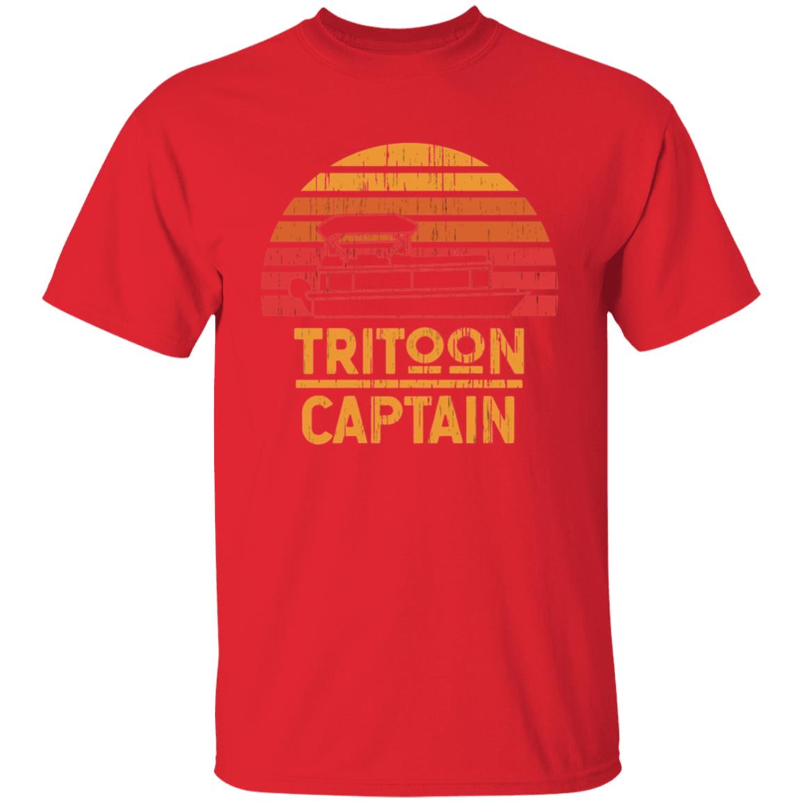 Tritoon Captain Pontoon Captain Tri-Toon Coming T Shirt - Teechipus