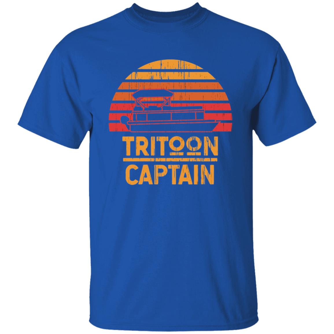 Tritoon Captain Pontoon Captain Tri-Toon Coming T Shirt - Teechipus