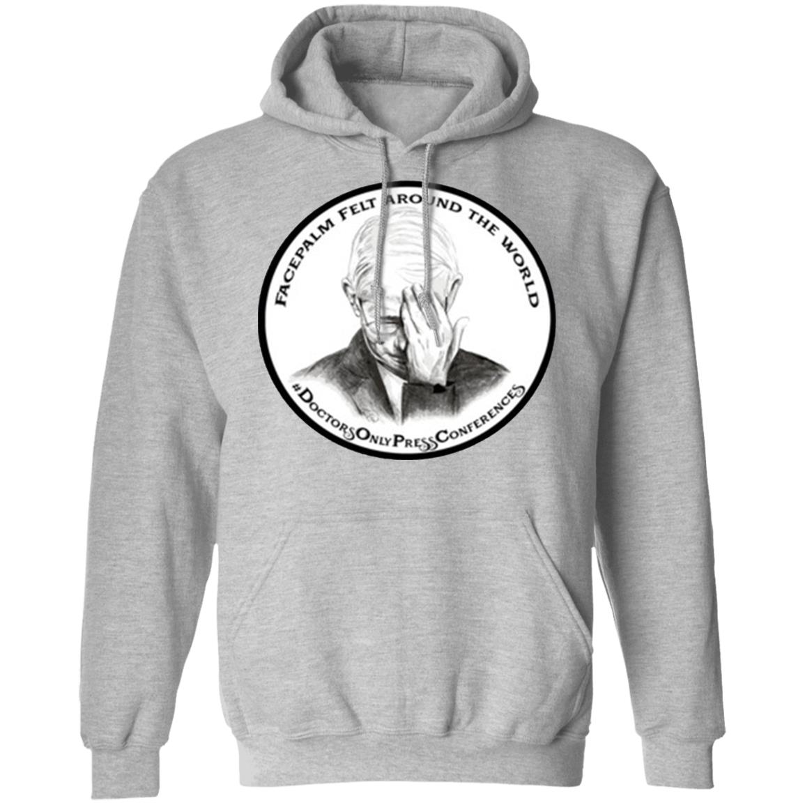 JON LION DR FAUCI FACEPALM FELT AROUND THE WORLD T-SHIRT - Teechipus