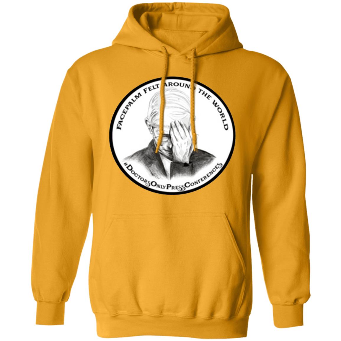 JON LION DR FAUCI FACEPALM FELT AROUND THE WORLD T-SHIRT - Teechipus