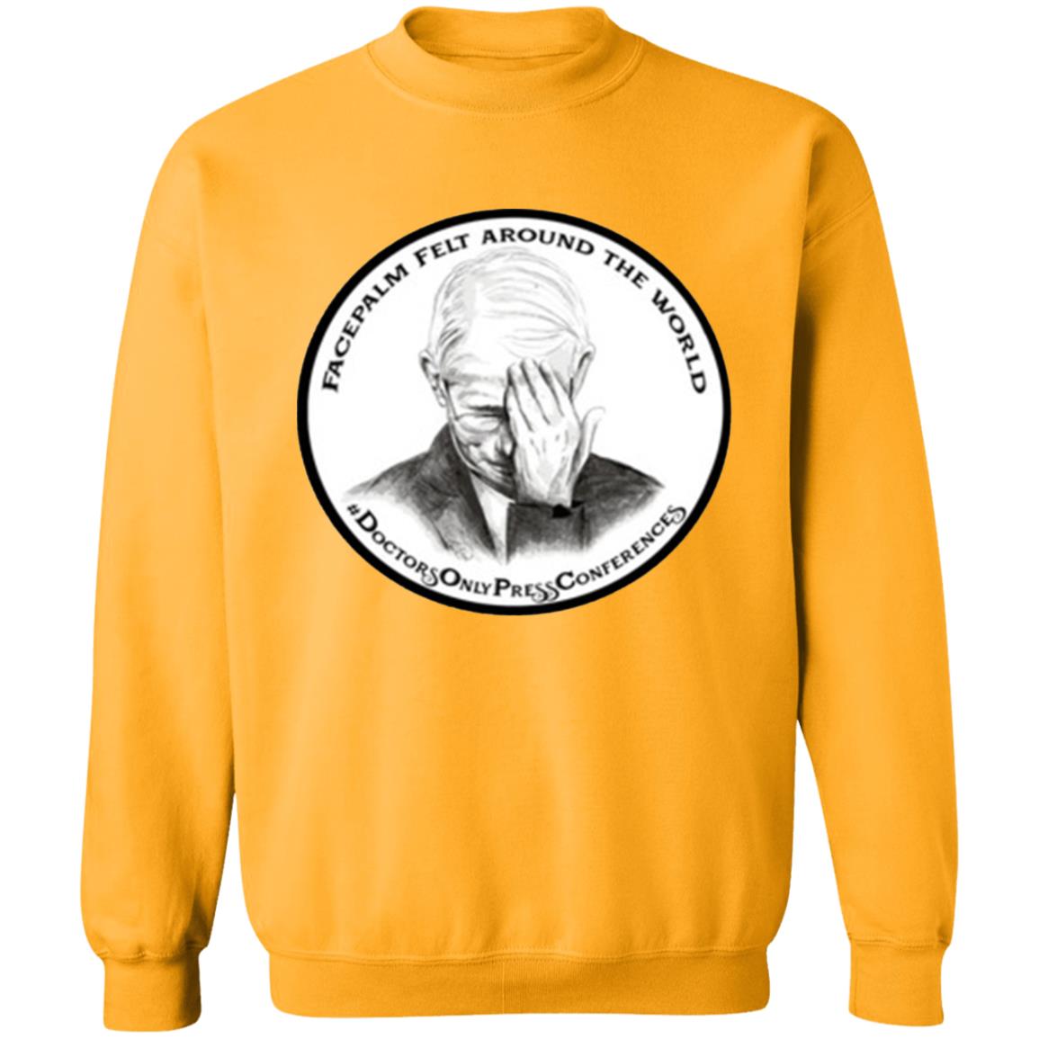 JON LION DR FAUCI FACEPALM FELT AROUND THE WORLD T-SHIRT - Teechipus