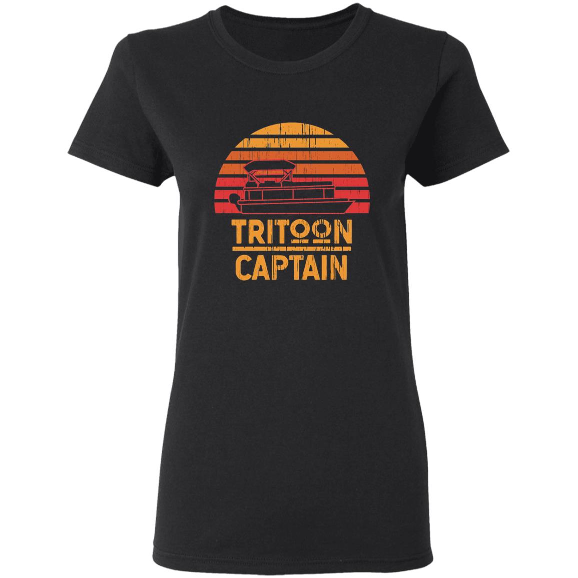 Tritoon Captain Pontoon Captain Tri-Toon Coming T Shirt - Teechipus