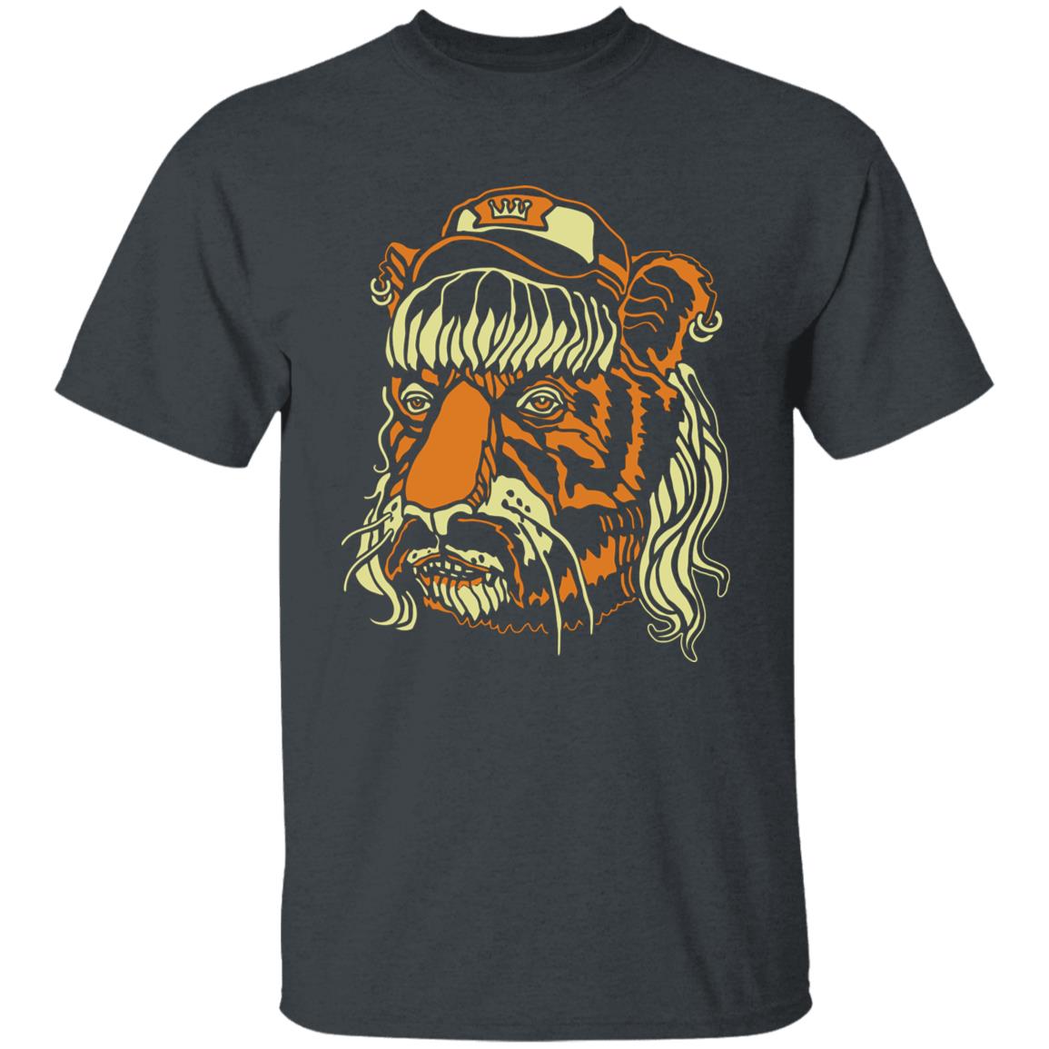 Tiger Man T Shirt black - Teechipus