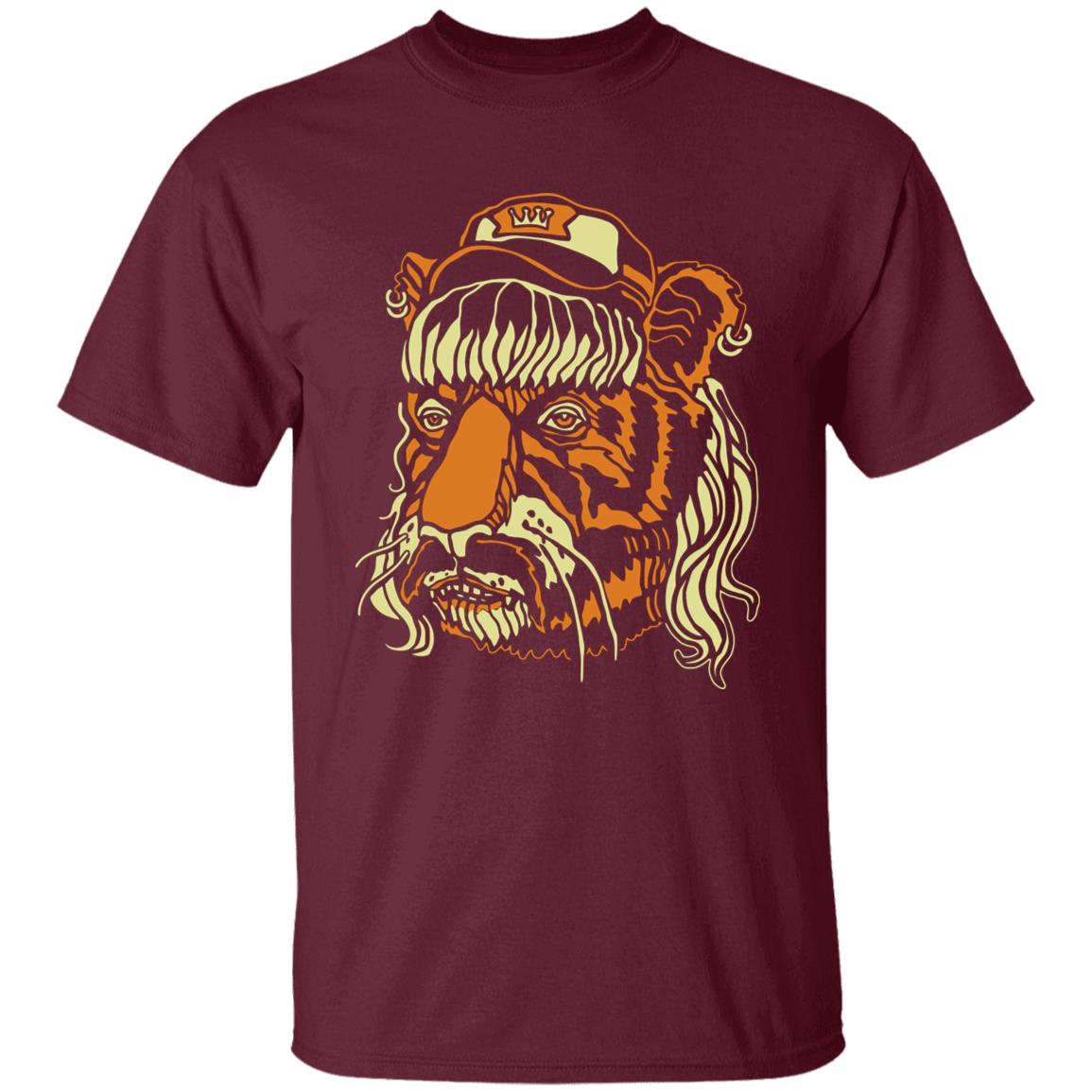 Tiger Man T Shirt black - Teechipus