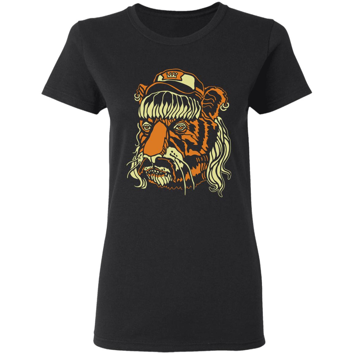 Tiger Man T Shirt black - Teechipus