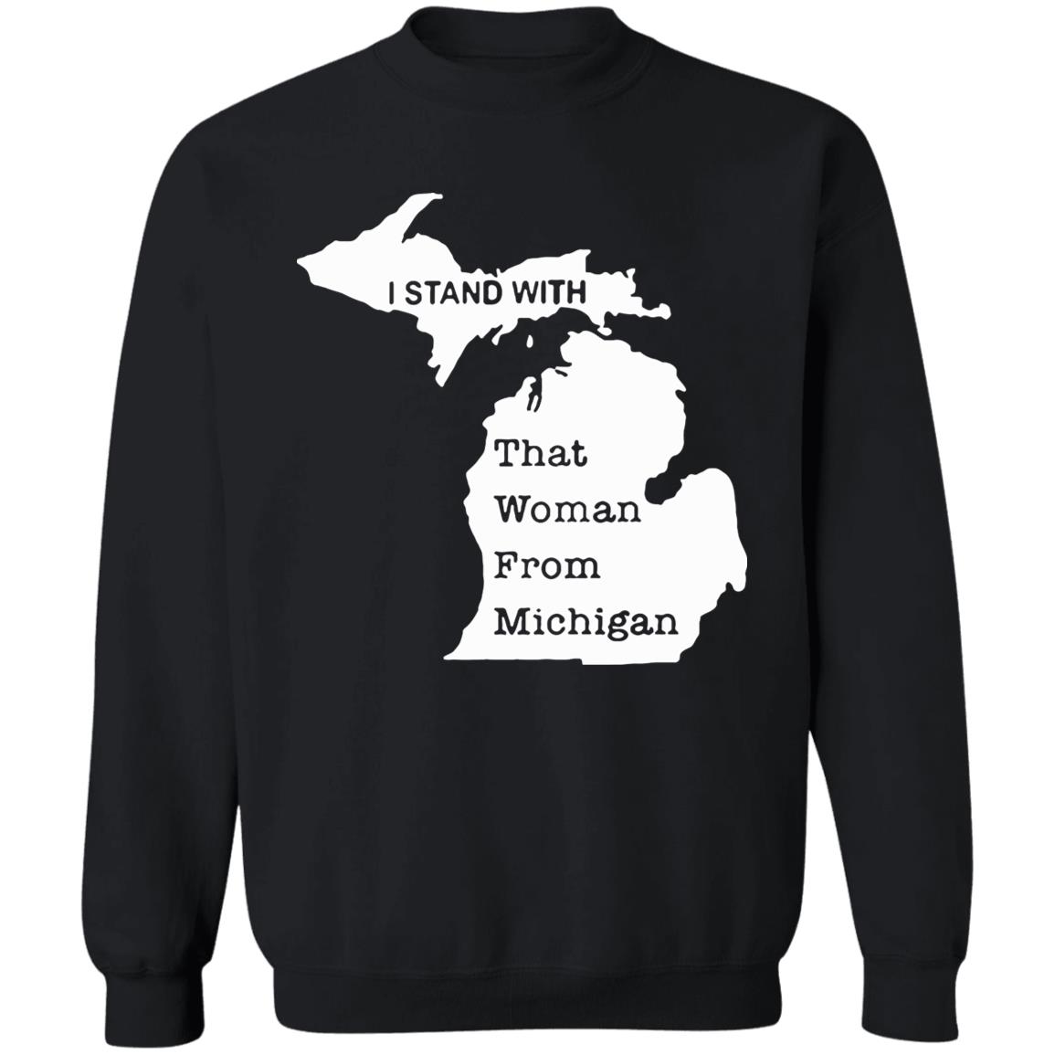 I stand with that woman from michigan shirt black 2020 T-Shirts clothing plus size - Teechipus