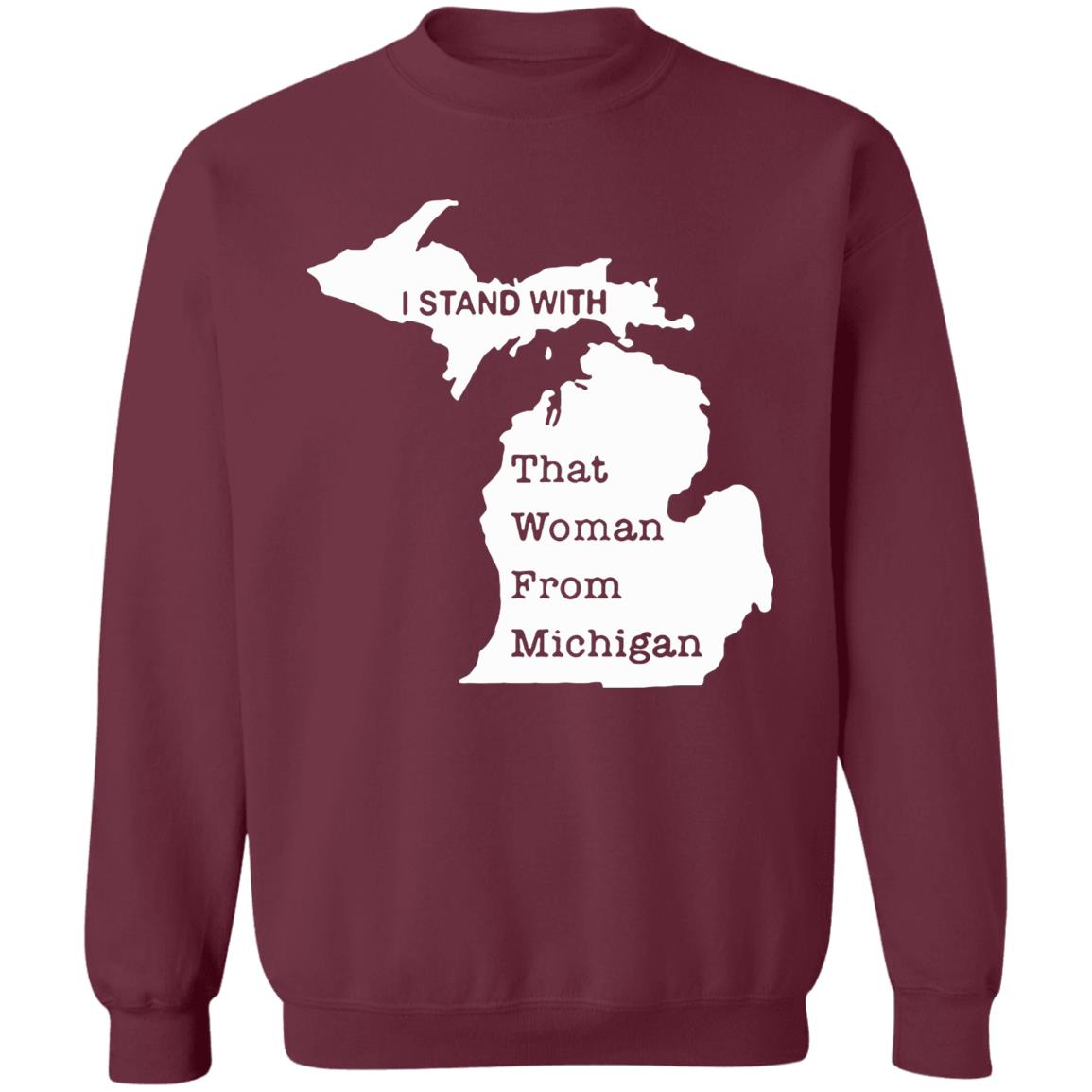 I stand with that woman from michigan shirt black 2020 T-Shirts clothing plus size - Teechipus