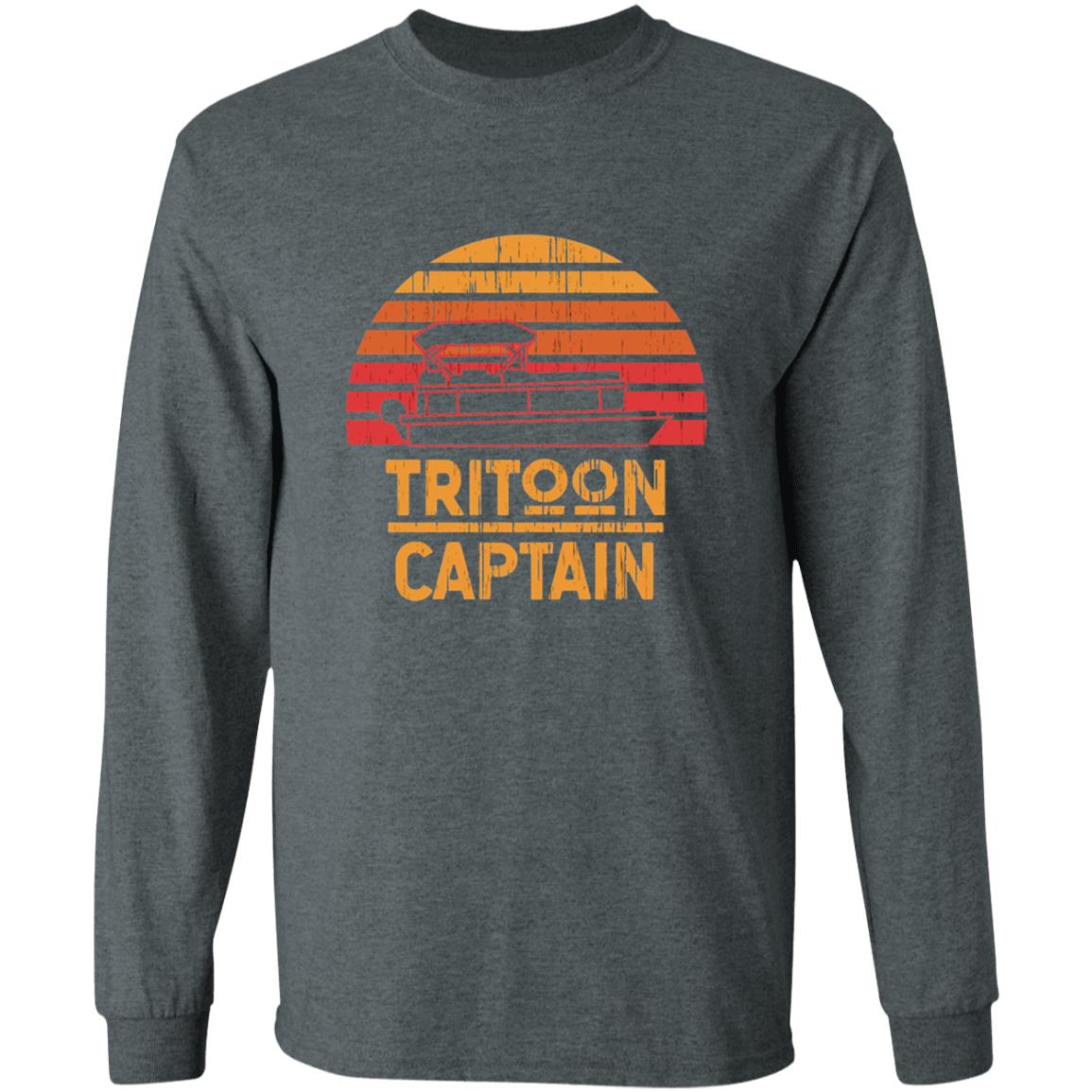 Tritoon Captain Pontoon Captain Tri-Toon Coming T Shirt - Teechipus