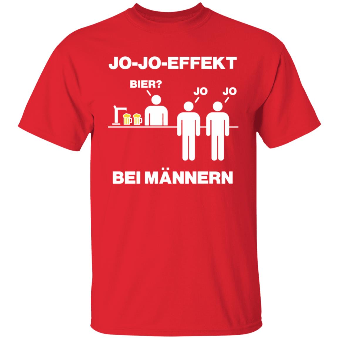 Jojoeffekt Bier Bei Mannern t shirt - Teechipus
